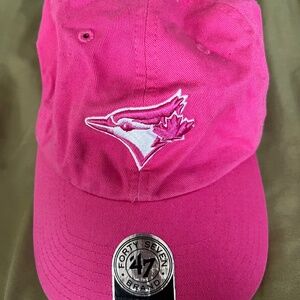 Women’s pink blue jays adjustable hat